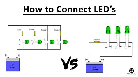 How To Connect Wire Leds Electronic Tutorial
