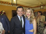 El presidente del PP-A, Juan Manuel Moreno Bonilla, con su mujer ...