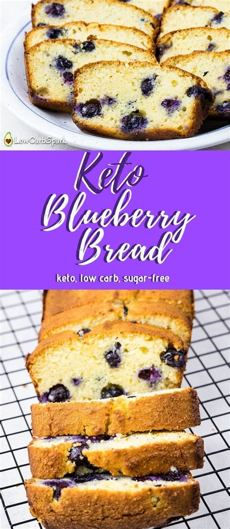 I know that bread is something that we all miss on keto. Easy Keto Blueberry Bread - Low-Carb Recipe - Low Carb Spark