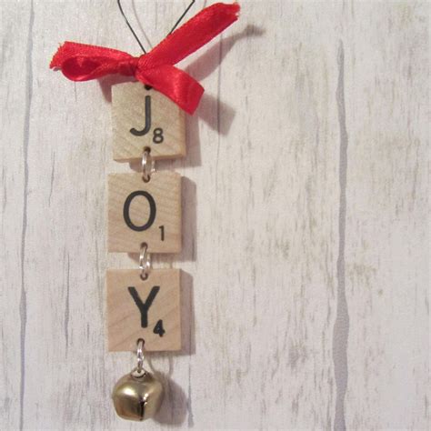 Christmas Ornaments Scrabble Crafts Diy Christmas Ornaments