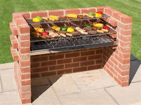 Brick Outdoor Bbq Grill In The Backyard Building An Outdoor Bbq Grill