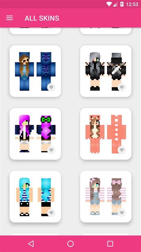 Girls Skins For Minecraft Pe For Android Apk Download