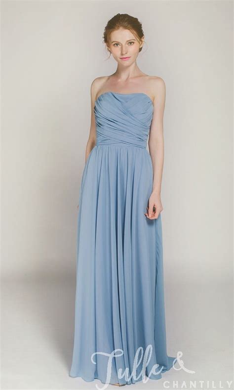 Classic Long Strapless Bridesmaid Dress Tbqp367 Click For 40 Colors