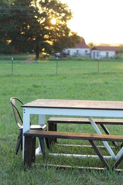 How To Build A Modern Diy Farmhouse Table Life Storage Blog