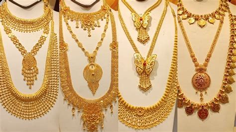 Sree Kumaran Thangamaligai Gold Necklace Haram Wedding Jewellery Collections Youtube
