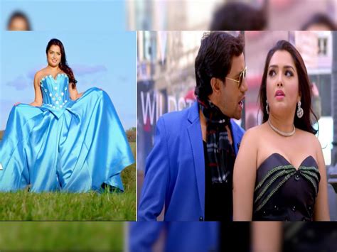 bhojpuri video amrapali dubey and nirhua romance shown in created a ruckus on the streets of