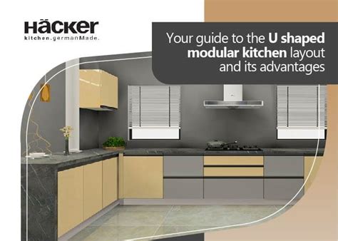 A Guide To U Shaped Modular Kitchen Layout And Its Advantages