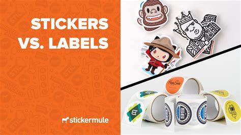Stickers Vs Labels Whats The Difference Youtube