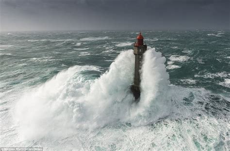 Mathieu Rivrin Photographs Quessant S La Jument Lighthouse As Its