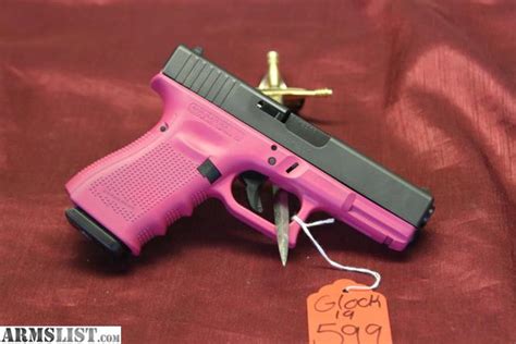 Armslist For Sale New Glock 19 Gen4 9mm Semi Auto Pistol Pink Frame