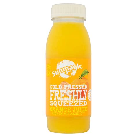 Sunmagic Cold Pressed Freshly Squeezed Orange Juice 250ml Fruit Juice