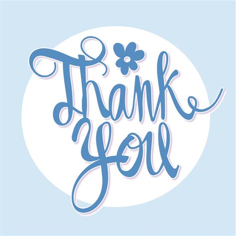 Thank You Hand Lettering Style 182385 Vector Art At Vecteezy