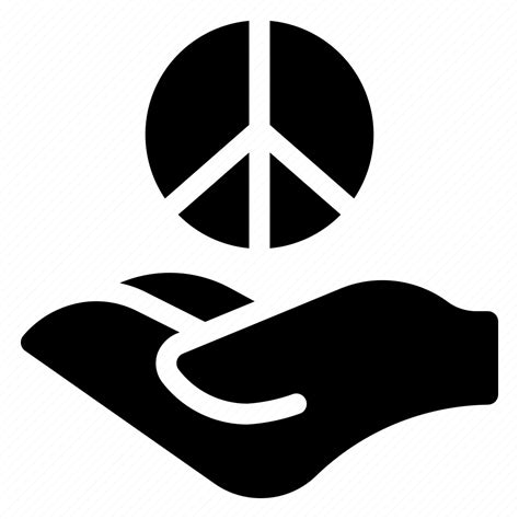 Peace Hand Pacifism Peace Symbol Icon Download On Iconfinder