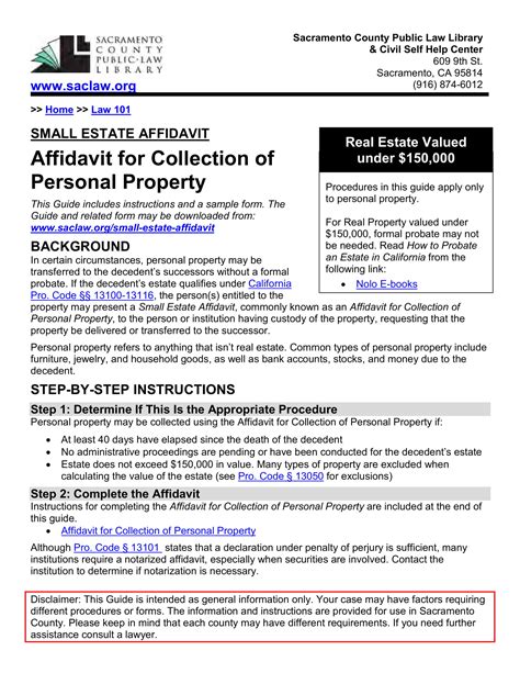 If you do not understand this, you need to meet with an estates attorney; 9+ Affidavit of Small Estate Examples - PDF | Examples