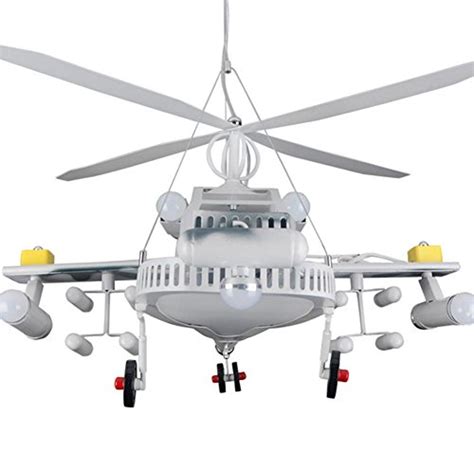 In order to attach the helicopter replica to your ceiling fan you'll first need to remove the rotor blades, and the brothers then used a 1/4 inch drill bit to drill. 22 Wonderful Helicopter ceiling fans | Warisan Lighting