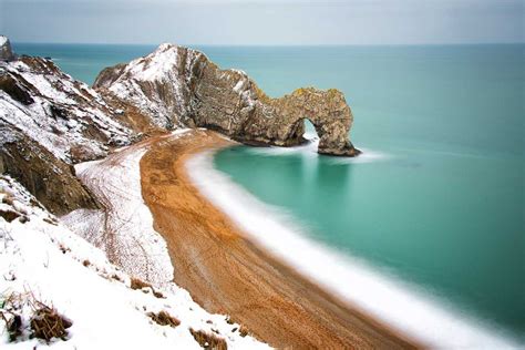 Durdle Door In The Snow Landscape Dorsetscouser Photography