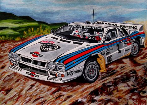 Lancia 037 Painting By Jose Antonio Mendez Fine Art America