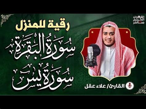 رقية المنزل سورة البقرة سورة يس لطرد الشياطين وجلب البركة وتفريج