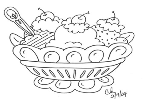 Ice Cream Sundae Drawing at GetDrawings | Free download