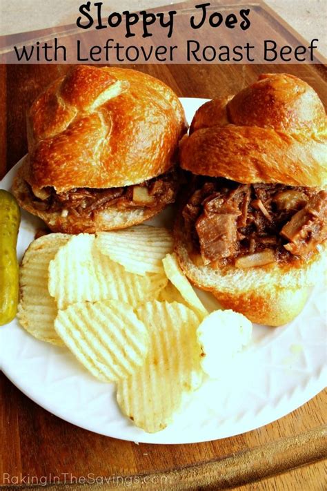 Sloppy Joes With Leftover Roast Beef ~ Turn Your Leftover Pot Roast