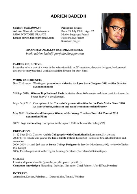Resume Cv Template Preview Save