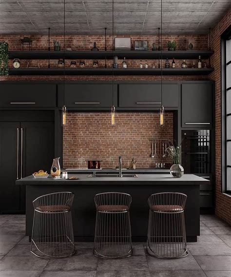 29 Beautiful Black Kitchen Cabinet Ideas To Try In 2021