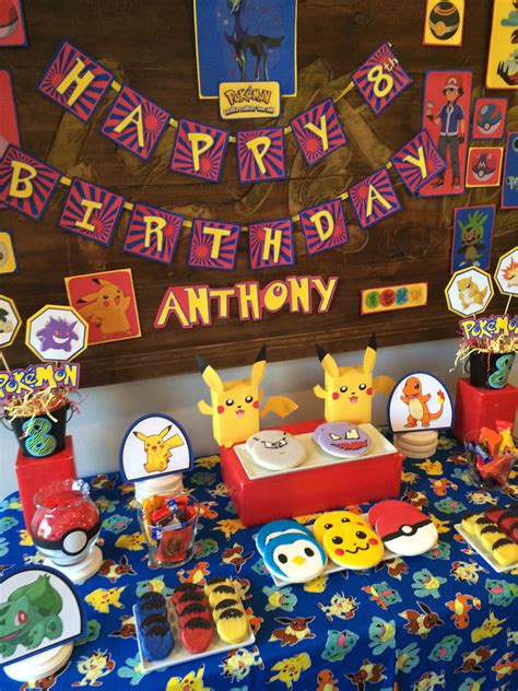 Pokemon Themed Kids Birthday Party Partied By Dream In Ruffles Events