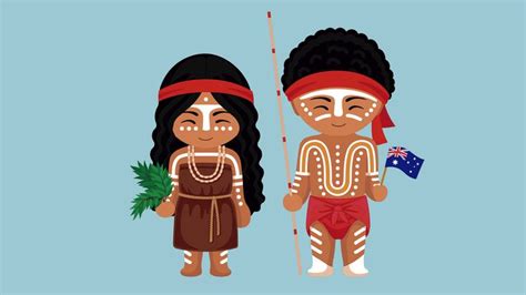 Dibujo De La Vestimenta De Los Indígenas De Australia Australia