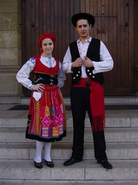 Traditional Costumes Of The Minho Region North Of Portugal