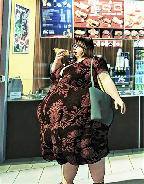 bbw big bellly woman by bredy on deviantart