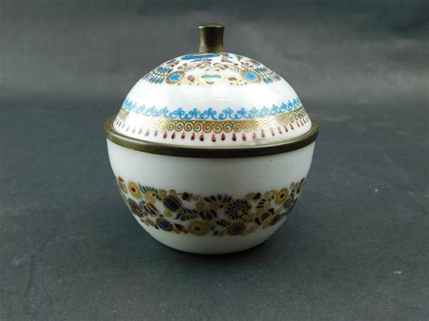 Small Enamel Ware Enamelware Covered Dish Made In Austria Hand Etsy