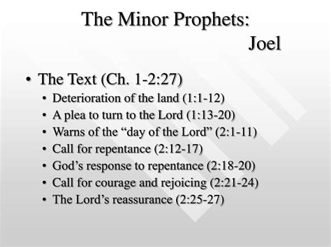 Ppt The Minor Prophets Powerpoint Presentation Free Download Id631985