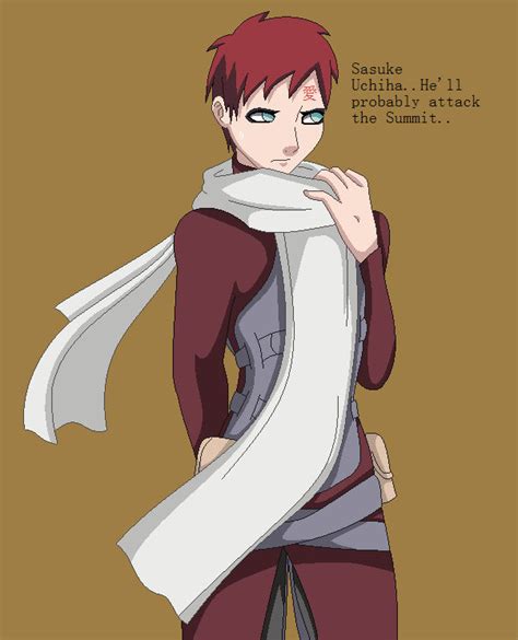 Gaara Before He Arrived At The Gokage Summit By Okamikisho On Deviantart