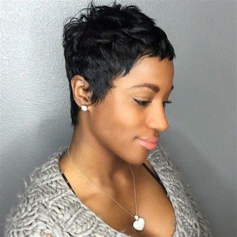 Edgy African American Short Hairstyles