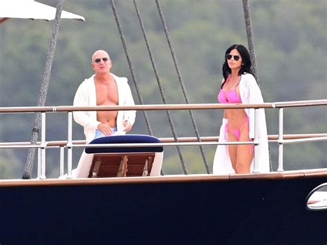 Jeff Bezos And Lauren Sanchez Tanning On Deck Of New 500m Superyacht
