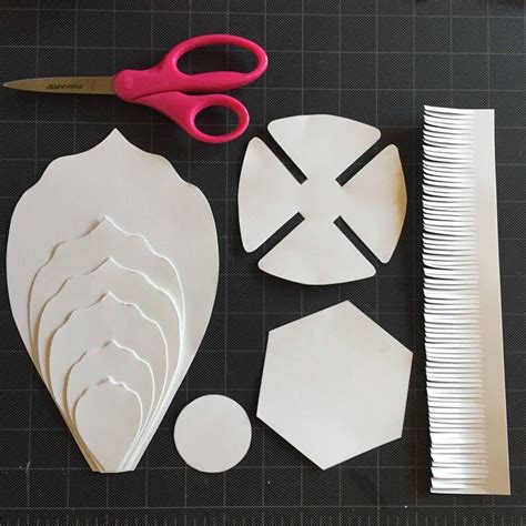 Paper Flower Template With Video Instruction Pdf And Svg Digital