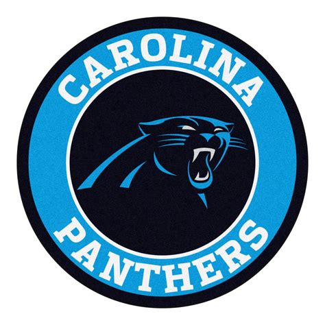 Carolina Panthers Circle Logo Customizable Panthers Logo Etsy New Zealand