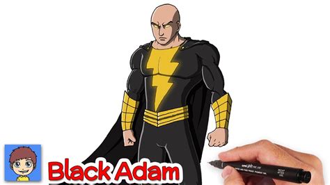 How To Draw Black Adam Step By Step Easy Drawing Tutorial