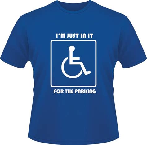 i m just in it for the parking funny t shirt