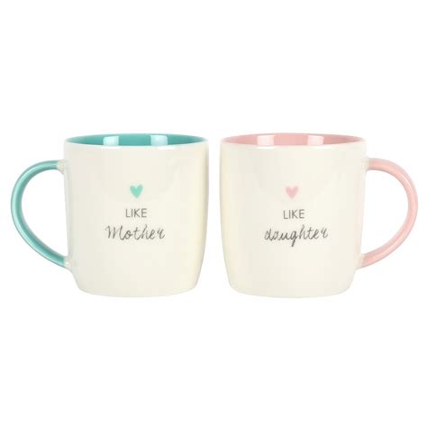 Buy Ceramic Mug Set Like Mother Like Daughter