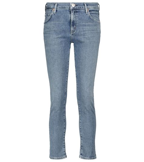 Citizens Of Humanity Elsa Mid Rise Slim Cropped Jeans Citizens Of Humanity