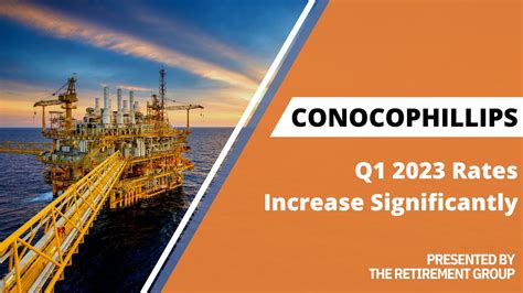 Conocophillips Q1 2023 Rates Increase Significantly Youtube