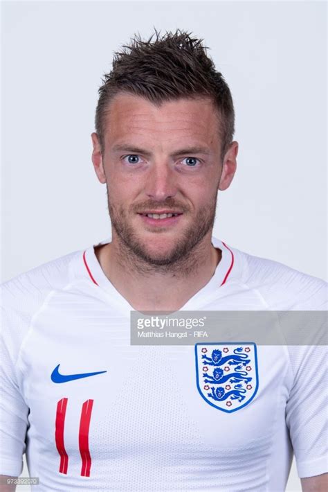 Jamie Vardy Of England Poses For A Portrait During The Official Fifa