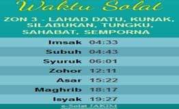 Jadual waktu solat negeri perak bagi mufti.perak.gov.my/images/pdf/jadual_solat2017/zon_3. Portal e-Solat