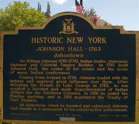 Johnstown, NY where my ancestor Abraham Veeder Dockstader was born in ...