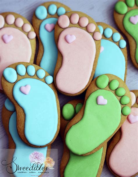 Baby Foot Cookies Sugar Cookie Cookies Baby Feet