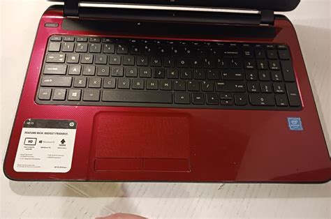 Hp Flyer Red 156 15 F272wm Laptop Intel Pentium N3540 500gb 4gb