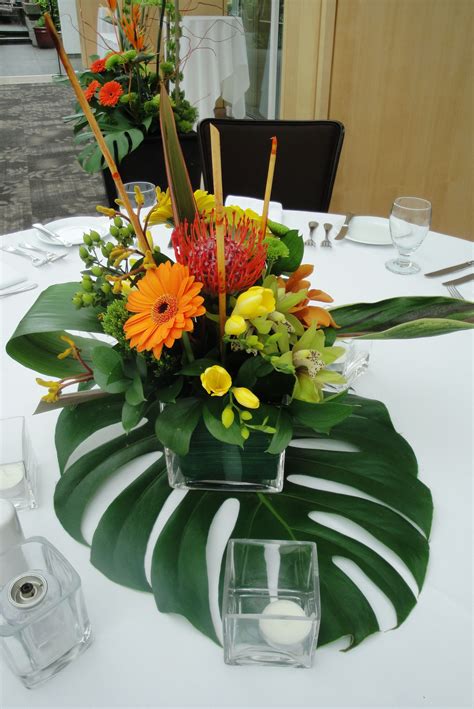 tropical floral centerpieces wedding flowers and decorations pinterest flower arrangements