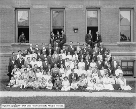 1912 Reunion Of The Utah Association Of The Deaf Held At The Utah