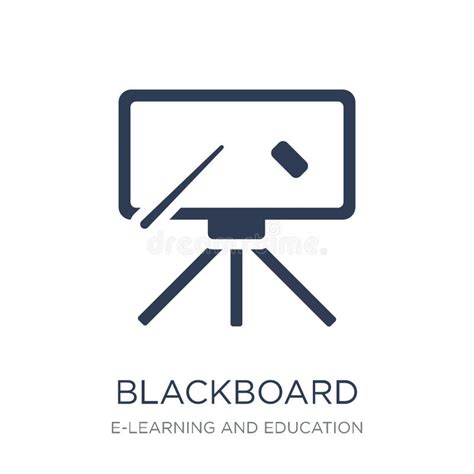 Blackboard Icon Trendy Flat Vector Blackboard Icon On White Background